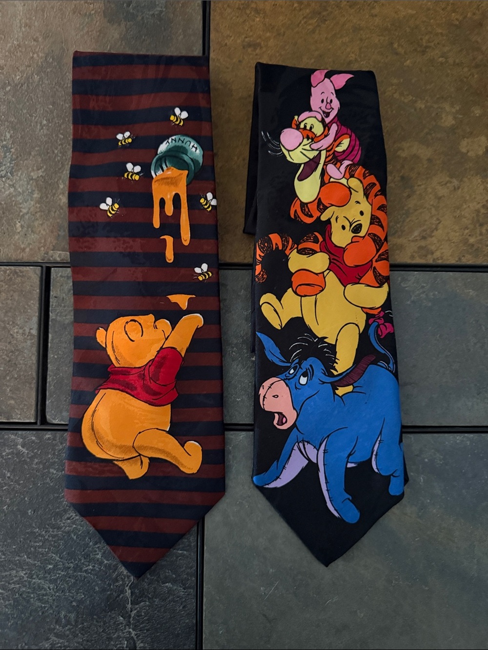 Winnie the Pooh Kids Character Ties – Multi-Color
